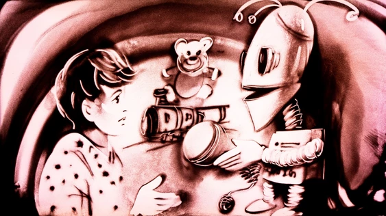 "Большое космическое путешествие" - песочная сказка