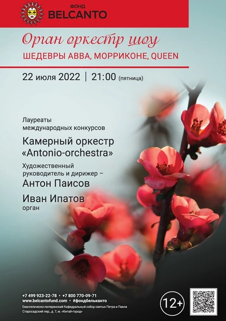 «Орган оркестр шоу. Шедевры ABBA, Морриконе, Queen»
