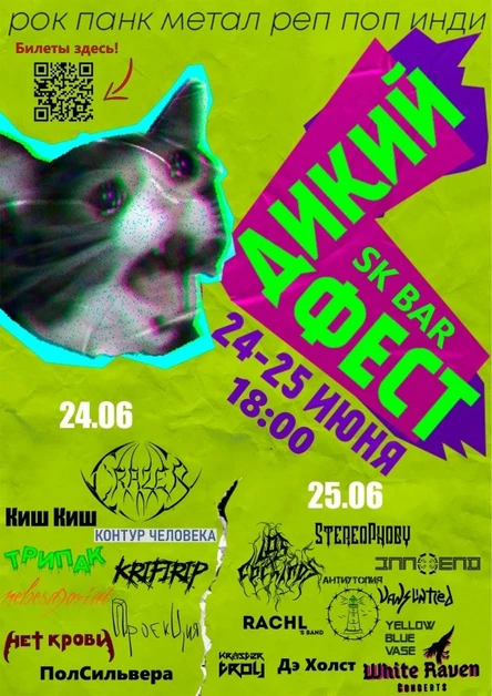 Дикий фест | 24-25 июня | SK BAR