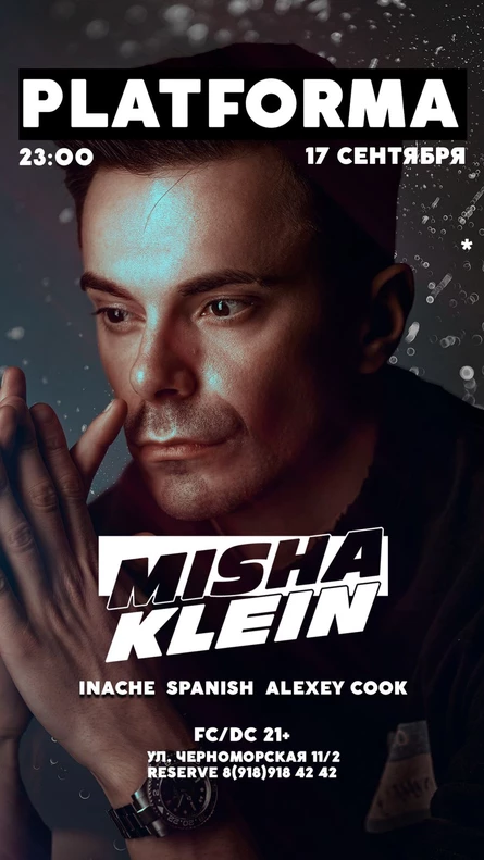 MISHA KLEIN AT PLATFORMA SOCHI