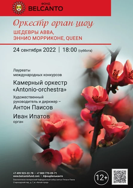 «Оркестр – орган шоу: Шедевры ABBA, Эннио Морриконе, Queen»