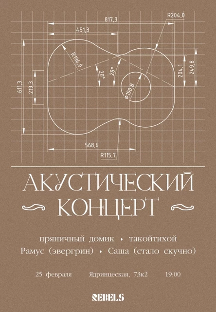 Акустика в баре Rebels • 25.02