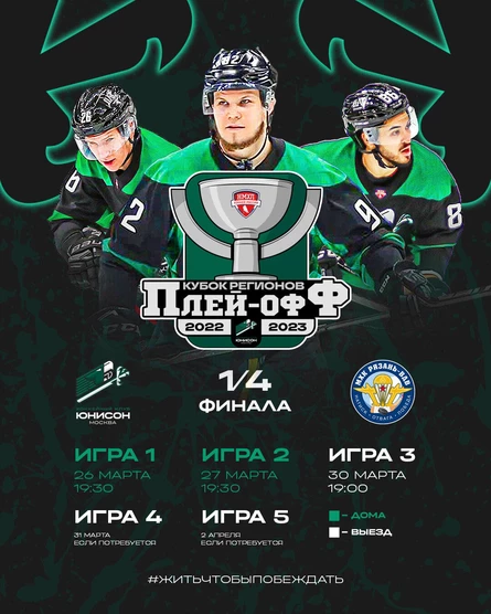 ХК «Юнисон-Москва» - МХК «Рязань-ВДВ»