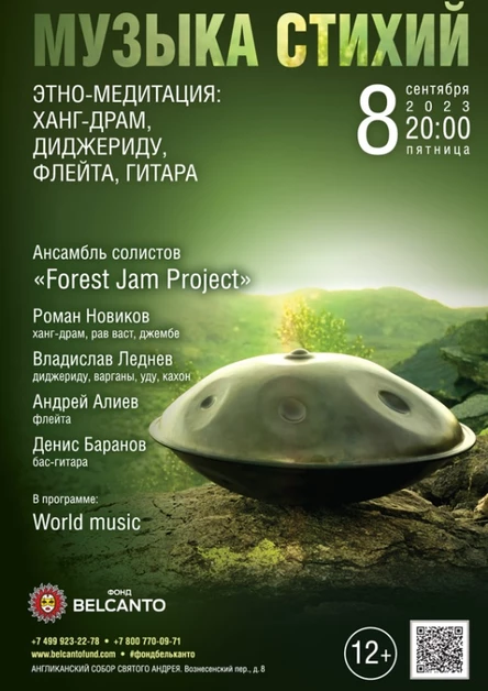 «Этно-медитация: Ханг-драм, диджериду, флейта, гитара»