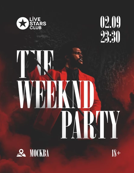 The Weeknd Party / 2 сентября / Москва / Live Stars
