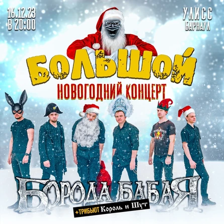 16.12 || БОРОДА БАБАЯ /Новогодний концерт