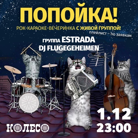 Попойка! с группой Эстрада