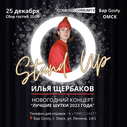 ИЛЬЯ ЩЕРБАКОВ | НОВОГОДНИЙ КОНЦЕРТ В ОМСКЕ