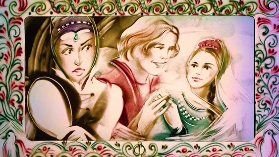 Сказка о мертвоей царевне и семи богатырях - музыкально-песочная фантазия