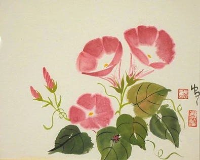 Рисовать Суми-Э (Гохуа) — Азалия