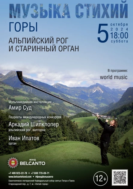 Проект «Музыка стихий. Горы. Альпийский рог и старинный орган»