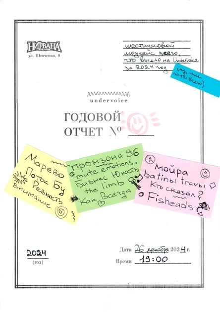 Undervoice: Годовой отчёт 2024