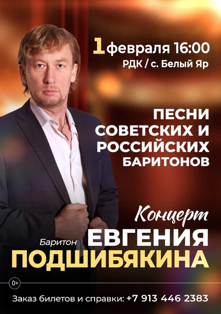 Концерт Евгения Подшибякина