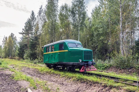 По УЖД с автодрезиной ПД-1