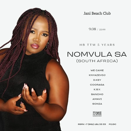 HB TTM 5 YEARS BLACK TIME TO NOMVULA SA (SOUTH AFRICA)