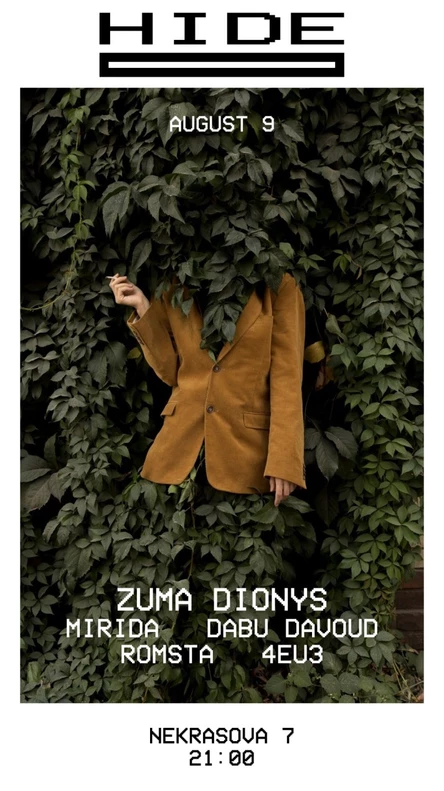 HIDE x ZUMA DIONYS