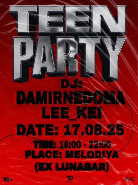 Teen Party RED ROOM