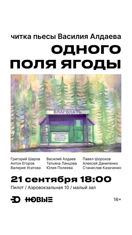 Читка пьесы Василия Алдаева «Одного поля ягоды»