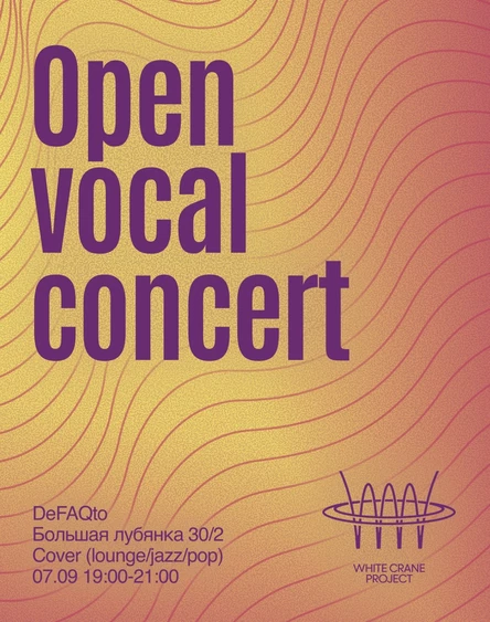 Open vocal concert