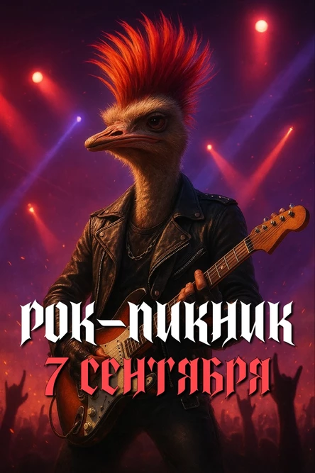 Рок-пикник на страусиной ферме «Страус Вася»