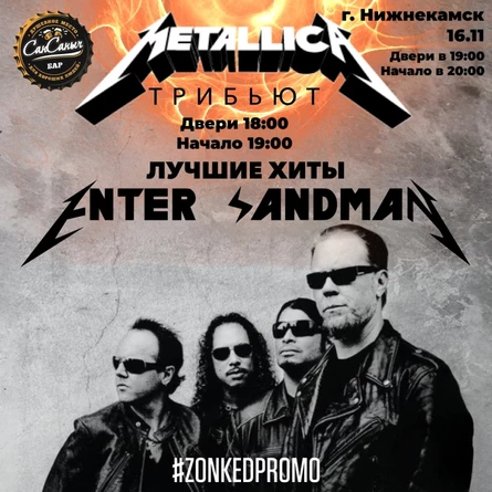 METALLICA tribute show by ENTER SANDMAN | Нижнекамск | 16.11