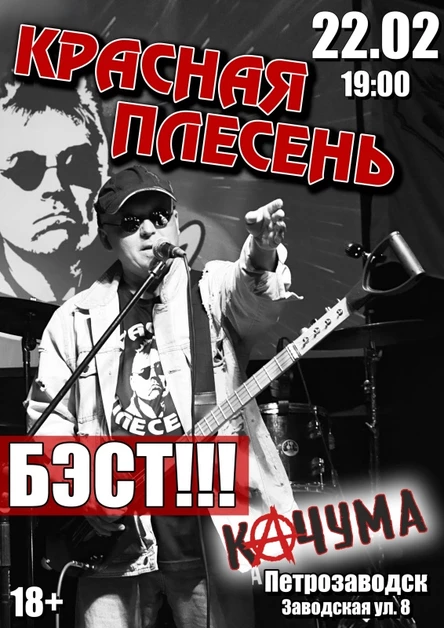 КРАСНАЯ ПЛЕСЕНЬ | ПЕТРОЗАВОДСК | 22.02.2026