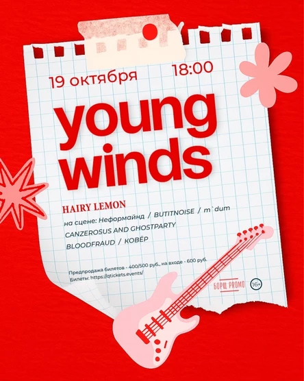 19 октября | фест Young winds | Hairy lemon pub