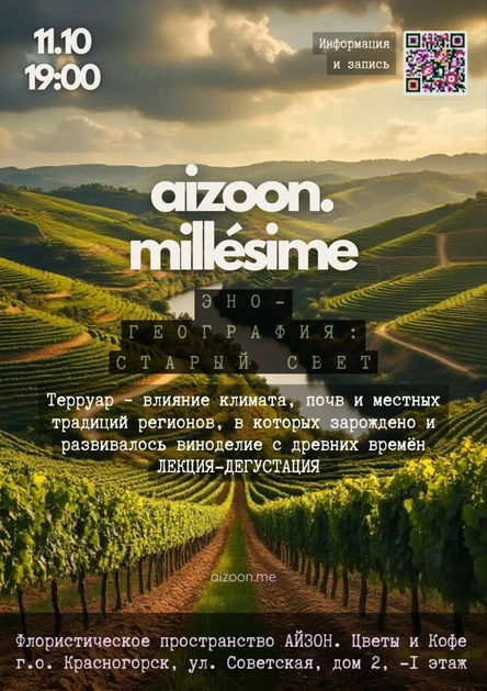 Aizoon Millésimé. Эно-география: Старый Свет