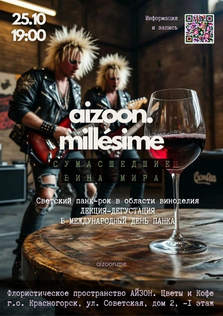 Aizoon Millésimé. Сумасшедшие Вина Мира