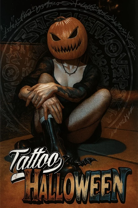 Хэлоуин в тату-студии "жуть"