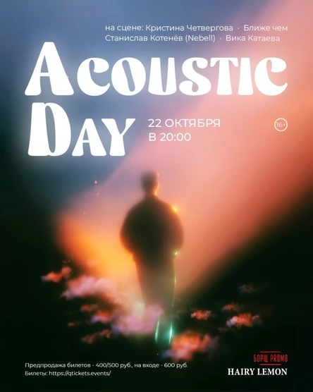 22 октября | Acoustic Day | Hairy lemon pub