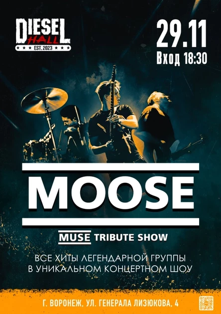 29 ноября — MUSE (tribute by MOOSE) — Воронеж