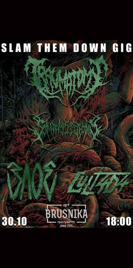 Slam Them Down Gig (HALLOWEEN) 30|10|2025