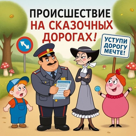 Происшествие на сказочных дорогах