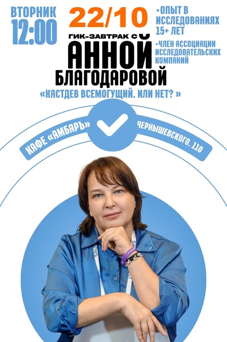 ГИК-ЗАВТРАК. Инсайты от клиентов с Анной Благодаровой. Анализ потребностей клиента