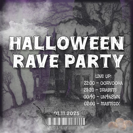 Halloween rave party