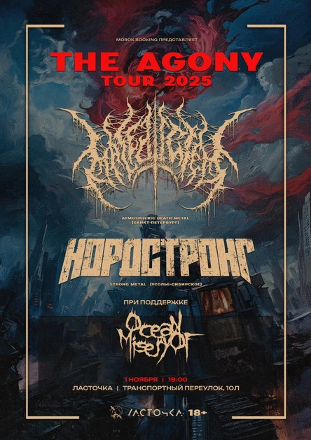 1 ноября • MALEDICTED x НОРДСТРОНГ + Support • Санкт-Петербург
