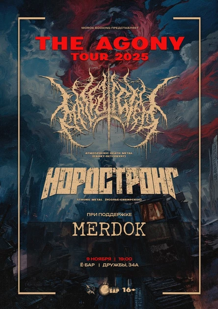 9 ноября • MALEDICTED x НОРДСТРОНГ + Support | Пермь