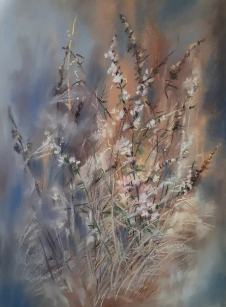 Пастель - «Ноябрьские травы»
