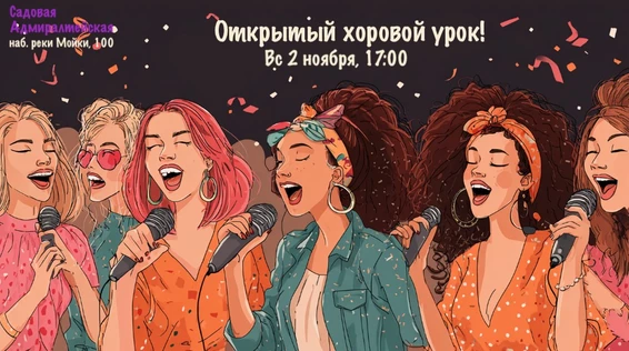 Открытый хоровой урок, воскресенье 2 ноября