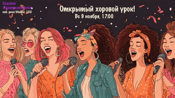 Открытый хоровой урок, воскресенье 9 ноября