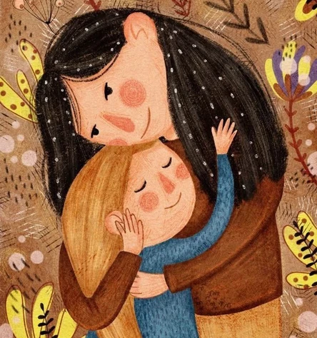 Картина в подарок маме — мастер-класс 6-14 лет