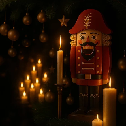 Щелкунчик. Фортепиано при свечах