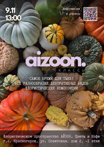 Айзон. Классы: Флористика. Самое время для тыкв!