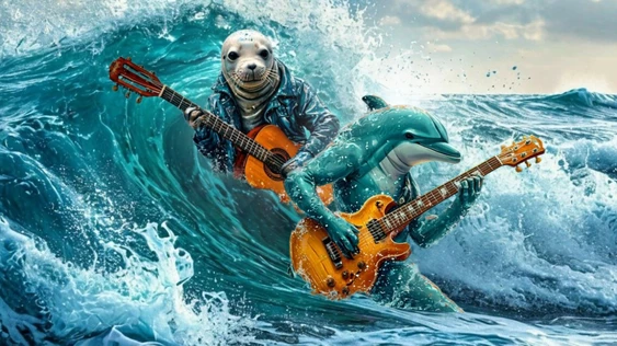 Шоу "Морские музыканты"