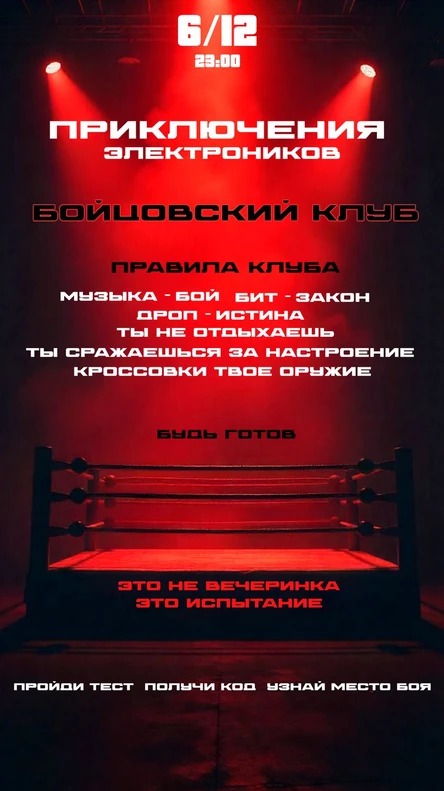 Приключение Электроников. Бойцовский клуб