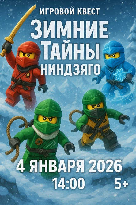 Игровой квест «Зимние Тайны Ниндзяго» (5+)