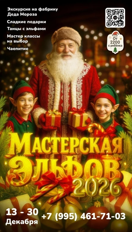 Мастерская эльфов 21.12 в 14:00