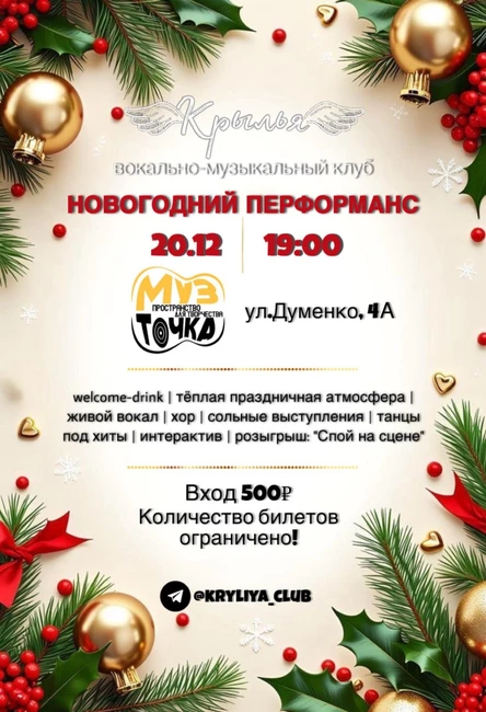 Новогодний перформанс