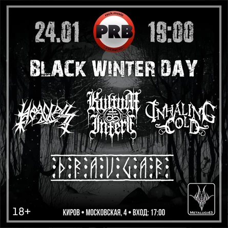 BLACK WINTER DAY